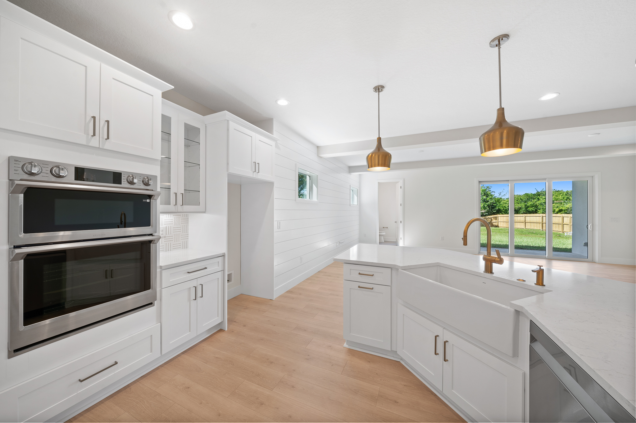 Bright White Kitchen